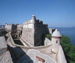 Puzzle Η μία Pedro de la Roca Κάστρο ή Castillo del Morro, Santiago de Cuba, Κούβα